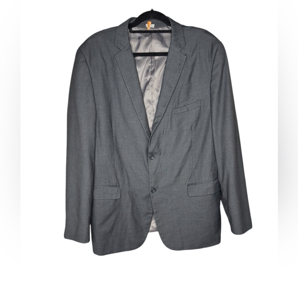 Slim Caravelli Gray 2-Button Blazer
